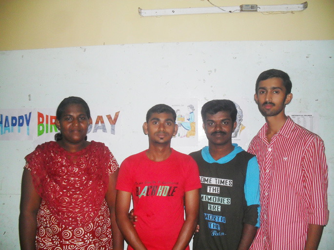 M.S.W. STUDENTS FROM K.E.COLLEGE, MANNANAM, KERALA.